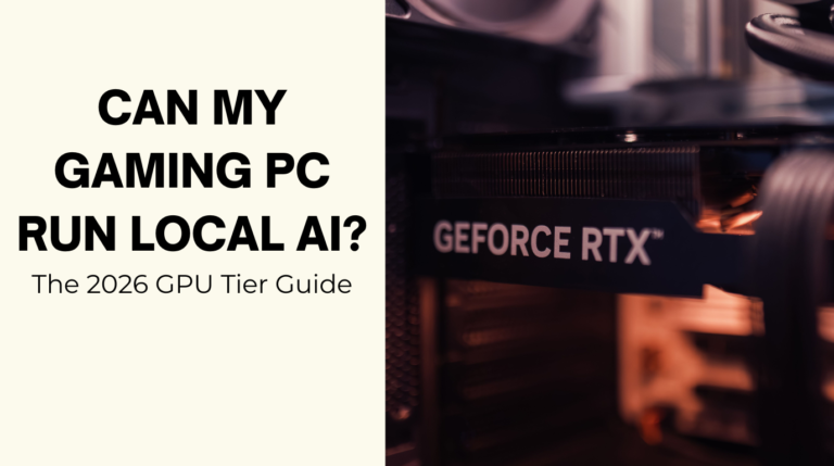 Can My Gaming PC Run AI? The 2026 GPU Tier Guide