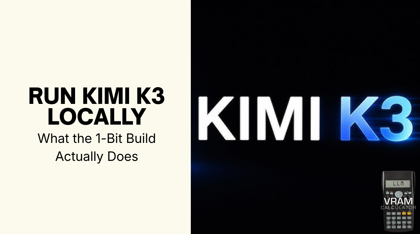 kimi k3 1-bit gguf, kimi k3 mac studio, kimi k3 594gb, unsloth kimi k3, kimi k3 tokens per second, kimi k3 local hardware
