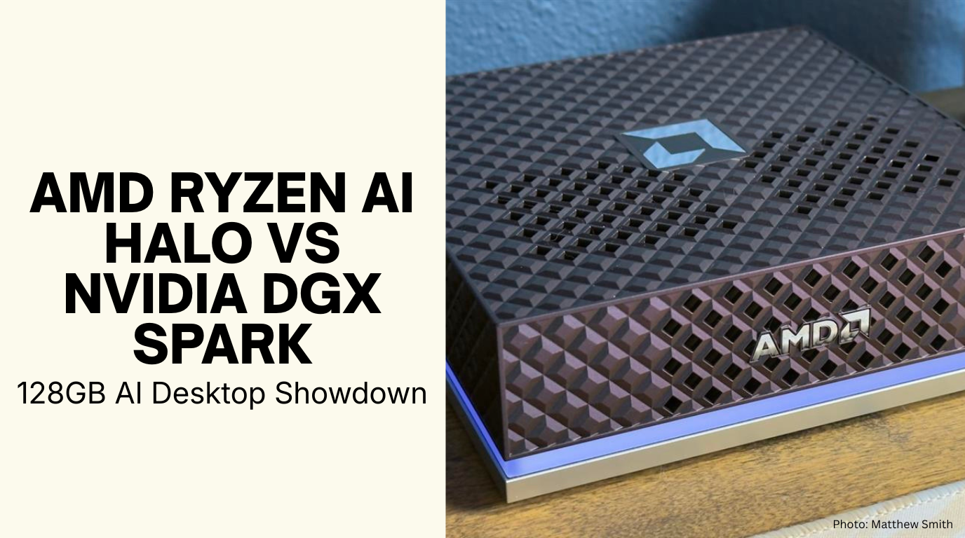 ryzen ai halo vs dgx spark amd ryzen ai max 395 local llm