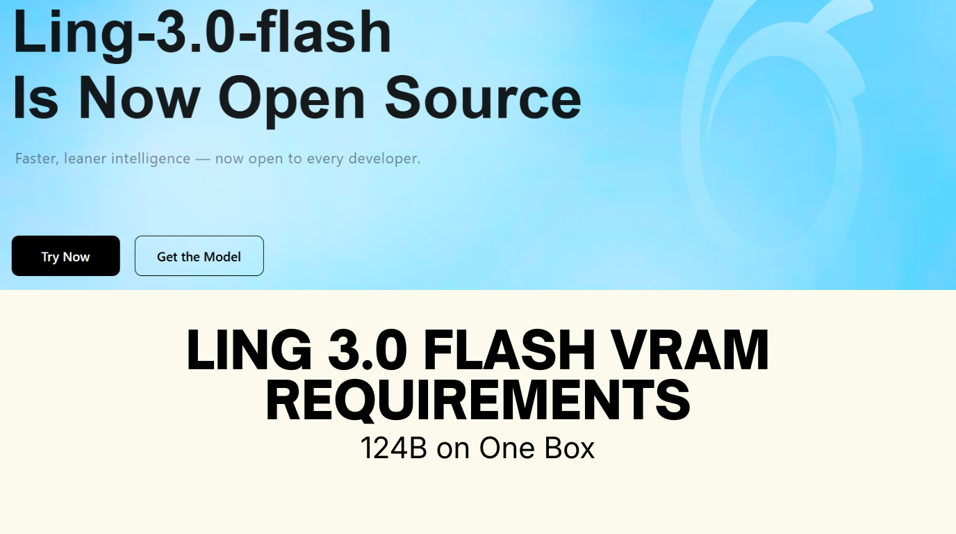 ling 3.0 flash vram, ling 3.0 flash dgx spark, ling 3.0 flash gguf, inclusionai ling 3.0 flash, run ling 3.0 flash locally, ling 3.0 flash 124b, ling-3.0-flash vram