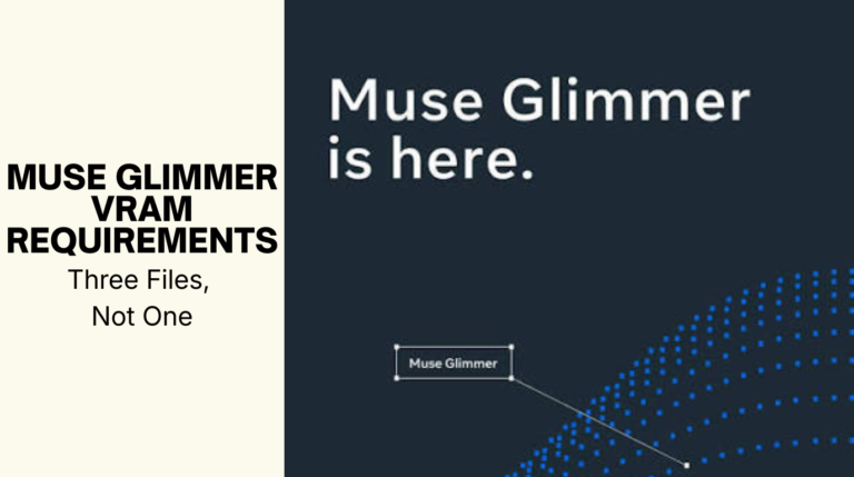 Muse Glimmer VRAM Requirements: Three Files, Not One